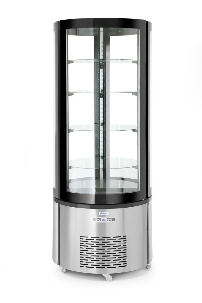 Hendi cake display case, round 360L