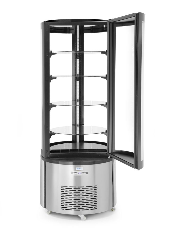Hendi cake display case, round 360L