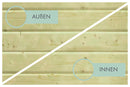 Karibu “Pool Modell 4” ca. 3,6x5,7m aus Holz (kesseldruckimprägniert)