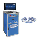 Twinbusch Prüfstraße mit Bremsenprüfstand, Fahrwerks- und Spur-Tester