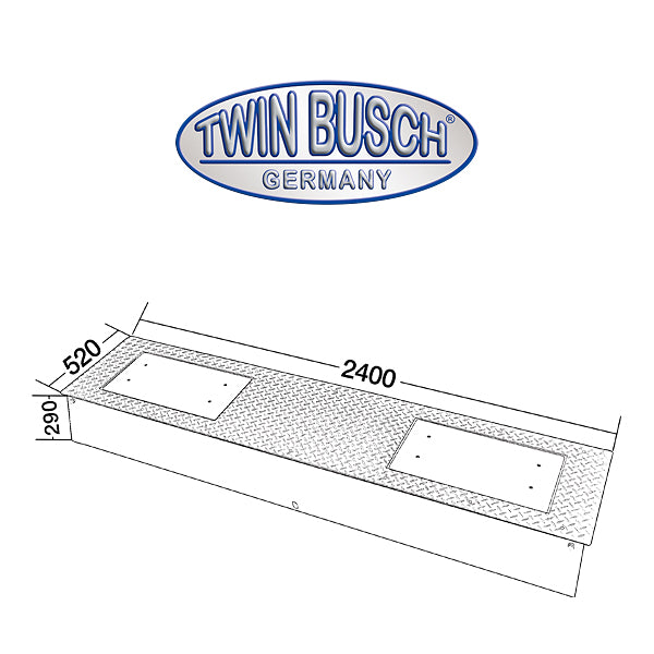 Twinbusch Prüfstraße mit Bremsenprüfstand, Fahrwerks- und Spur-Tester