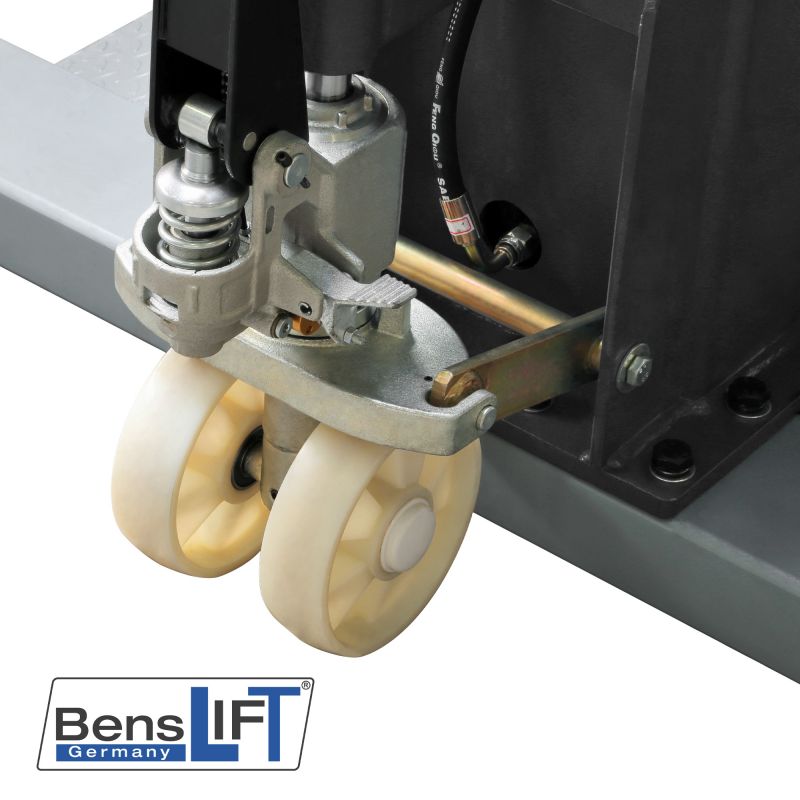 Benslift 1 Säulen Hebebühne 2.5 t Ultraflach - Mobil - Portabel - BL 1.25
