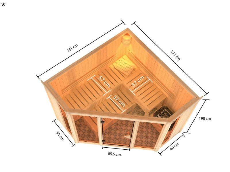 Karibu Sauna Alcinda – Naturbelassen