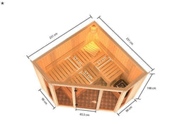 Karibu Sauna Alcinda – Naturbelassen – Vorschau 3