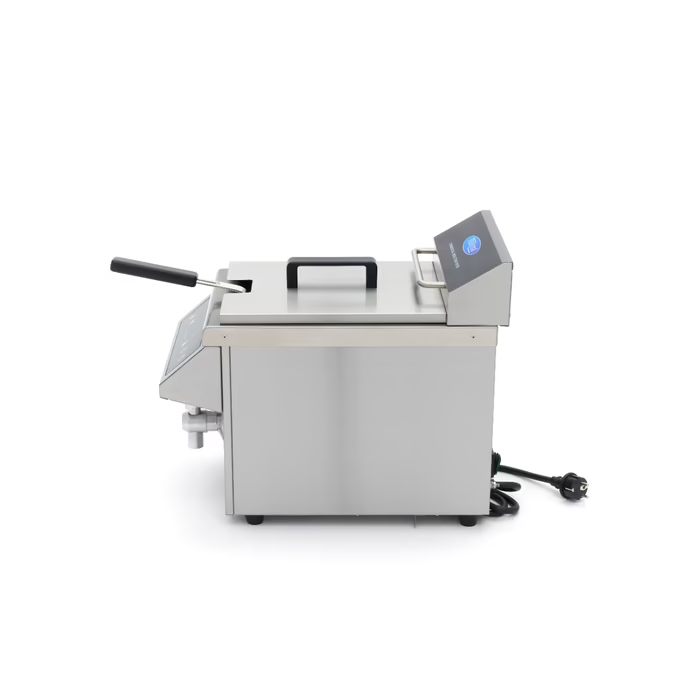 MAXIMA Gastro Fritteuse - 8 l - 2 Körbe - Induktion - mit Ablasshahn