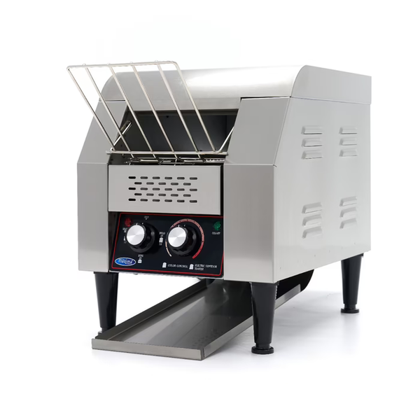 MAXIMA Gastro Toaster - Förderer - 150 Scheiben/H - Einstellbare Geschwindigkeit - inkl. Krümelschale