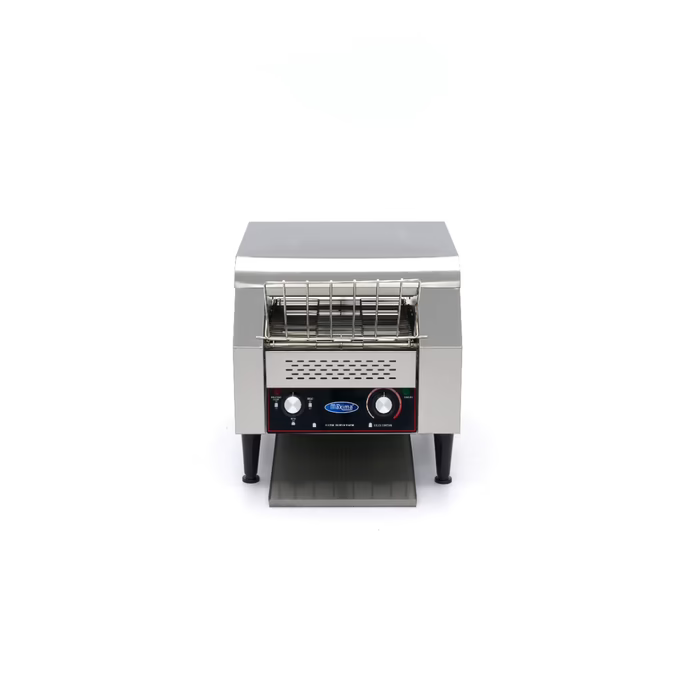 MAXIMA Gastro Toaster - Förderer - 300 Scheiben/H - Einstellbare Geschwindigkeit - inkl. Krümelschale