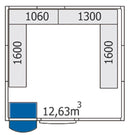 NordCap shelving system Z 260-290 / 264-294
