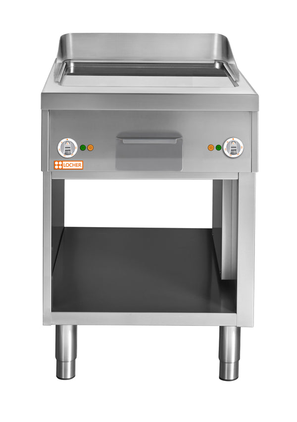 Locher Elektro-Bratplatte 600
Bratfläche ﻿hartverchromt, glatt