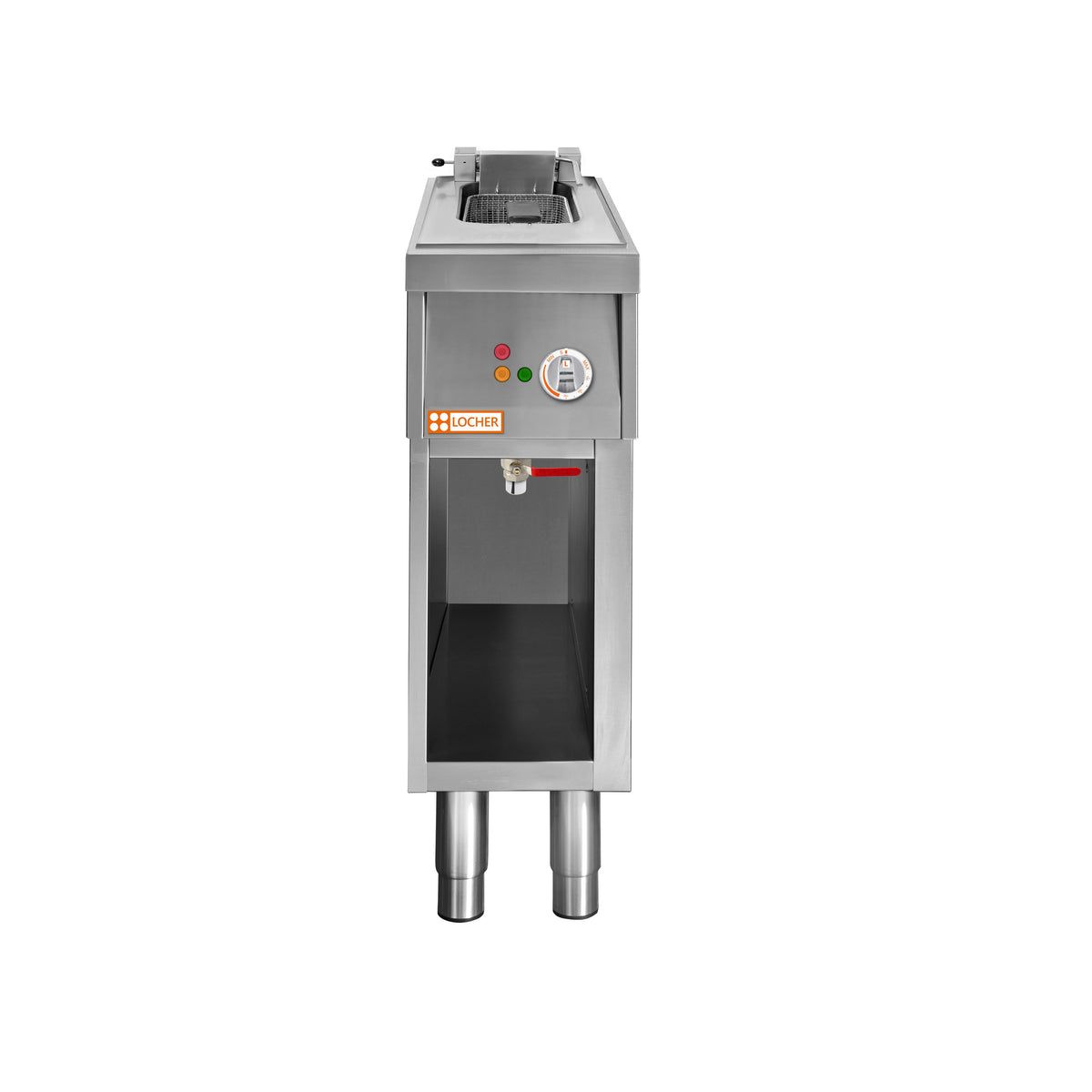 Locher Elektro-Fritteuse mit 1 Becken, 1 x 10 Liter