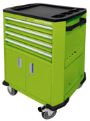 KRAFTWERK workshop trolley with 4 drawers and 2 doors, green