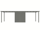 StarLine Metal Shed Model Style 4.45 m² Economy Set 3 Aluminum Grey