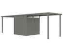 StarLine Metal Shed Model Style 4.45 m² Economy Set 3 Aluminum Grey