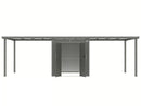 StarLine Metal Shed Model Style 4.45 m² Economy Set 3 Aluminum Grey