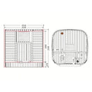 Fjordholz Barrel Sauna Model Icon 220 Thermo