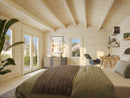 Palmako Gartenhaus Iris 19,1 m² aus Holz, 44 mm