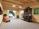 Palmako Roger 19,0+16,2 m2 mit Holztor