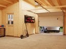 Palmako Garage Roger 21,9+5,2 m² mit Sektionaltor aus Holz, 44 mm