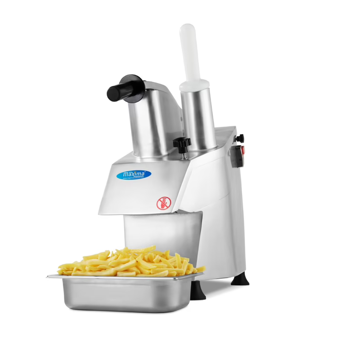 MAXIMA Gastro Gemüseschneidemaschine - Bis zu 450 kg/h - inkl. 5 Schnittscheiben - Gebraucht