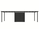 StarLine Metall Gerätehaus Modell Style 4,45 m² Spar-Set 3 Anthrazit
