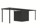 StarLine Metall Gerätehaus Modell Style 4,45 m² Spar-Set 3 Anthrazit