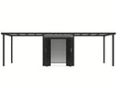StarLine Metall Gerätehaus Modell Style 4,45 m² Spar-Set 3 Anthrazit