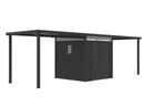 StarLine Metall Gerätehaus Modell Style 4,45 m² Spar-Set 3 Anthrazit