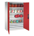 C+P Sportgeräteschrank Sport, 1950x1200x500mm, 7035/5010