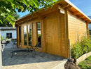 Fjordholz Gartenhaus Modell Jacob 44 C mit Abstellraum