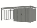 StarLine Metal Shed Model Style 7.56 m² Economy Set-5 Aluminum Grey