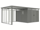 StarLine Metal Shed Model Style 7.56 m² Economy Set-5 Aluminum Grey