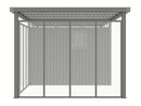 StarLine Metal Shed Model Style 7.56 m² Economy Set-5 Aluminum Grey