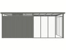 StarLine Metal Shed Model Style 7.56 m² Economy Set-5 Aluminum Grey