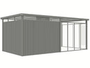 StarLine Metal Shed Model Style 7.56 m² Economy Set-5 Aluminum Grey