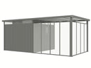 StarLine Metal Shed Model Style 7.56 m² Economy Set-5 Aluminum Grey