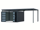 StarLine Metall Gerätehaus Modell Solidum 17,22 m²