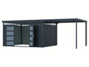 StarLine Metall Gerätehaus Modell Solidum 19,60 m²