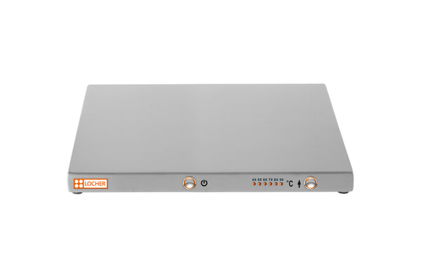 Locher Elektro-Warmhalteplatte GN 2/1 flach,
1 Heizzone