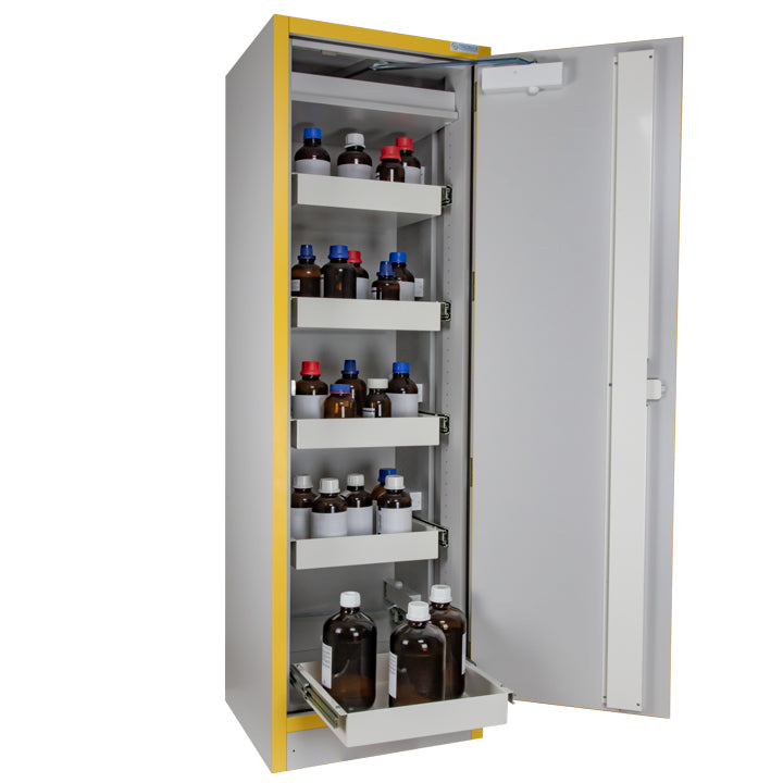 Armadio di sicurezza Ecosafe Tipo 30 - EN 14470-1 - Alto 1 Anta - 5 Cassetti