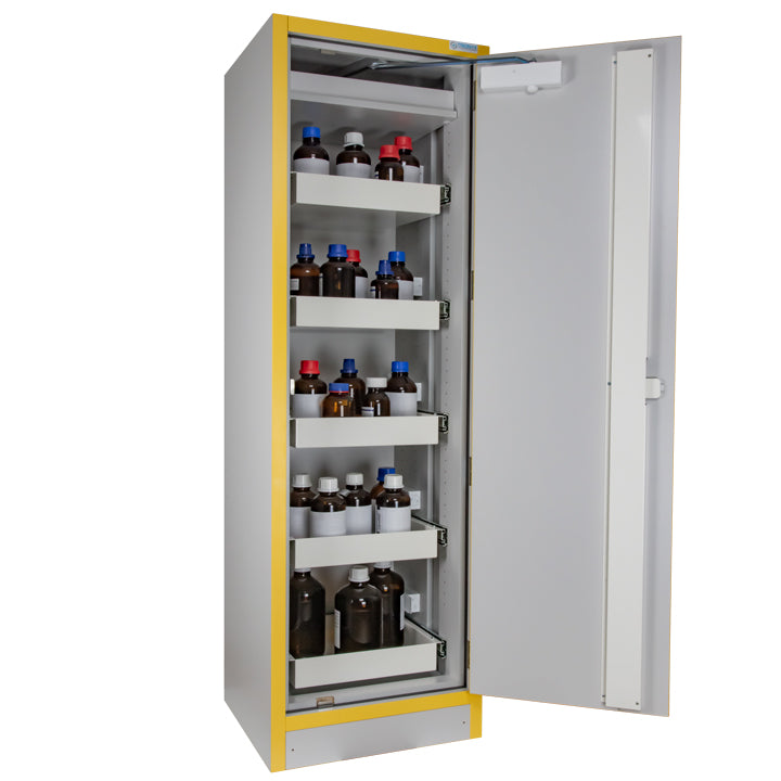 Armadio di sicurezza Ecosafe Tipo 30 - EN 14470-1 - Alto 1 Anta - 5 Cassetti