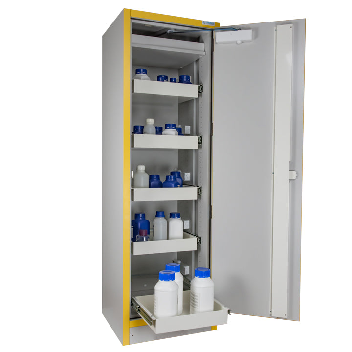Armadio di sicurezza Ecosafe Tipo 30 - EN 14470-1 - Alto 1 Anta - 5 Cassetti