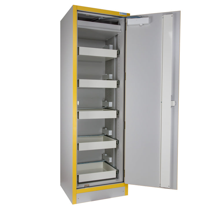 Armadio di sicurezza Ecosafe Tipo 30 - EN 14470-1 - Alto 1 Anta - 5 Cassetti