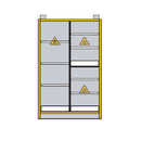 Ecosafe Sicherheitsschrank Typ 30 - en 14470-1 - Hoch 2 Türen - 3 Innenfächer