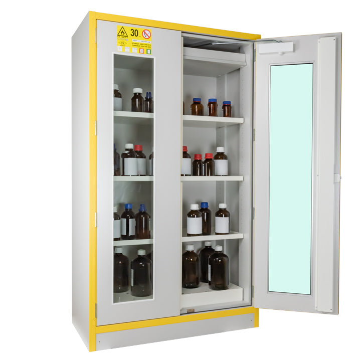 Ecosafe Sicherheitsschrank Typ 30 - en 14470-1 - Hoch 2 Glastüren