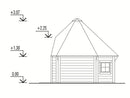 Fjordholz Grillhaus Modell Emil 9 m²