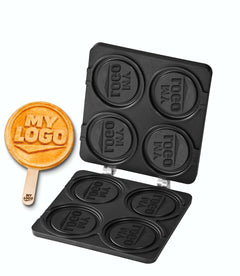 Neumärker MyLogo Waffel 2go | Wechselplatten für Thermocook® | Individuelle Waffelbackplatte mit Ihrem Logo – Vorschau 1