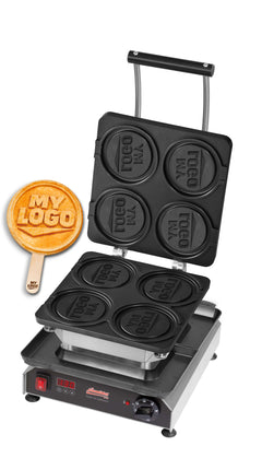 Neumärker MyLogo Waffel 2go | Wechselplatten für Thermocook® | Individuelle Waffelbackplatte mit Ihrem Logo – Vorschau 4