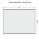 Karibu großes Poolhaus “Radeburg 4” Pultdach modern aus Holz in Natur