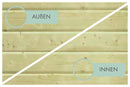 Karibu “Pool Modell 3” ca. 5,1x5,1m aus Holz (kesseldruckimprägniert)
