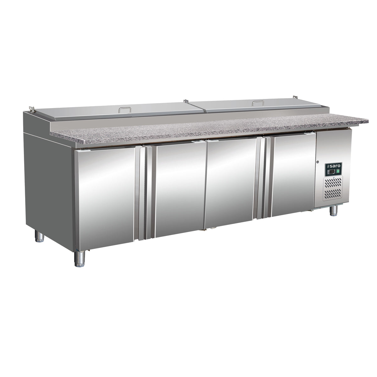 SARO Banco refrigerato per insalate 1/3 GN, piano di lavoro in granito, SH 2500